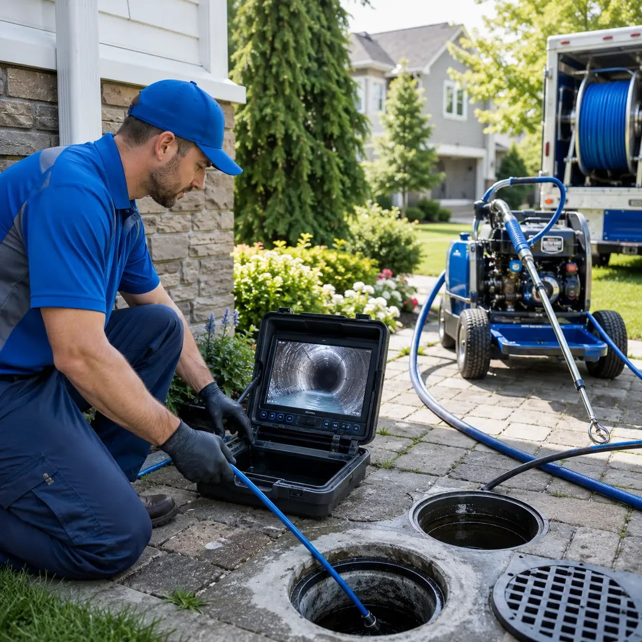 Outdoor drain cleaning professionals serving Stoneham, ME