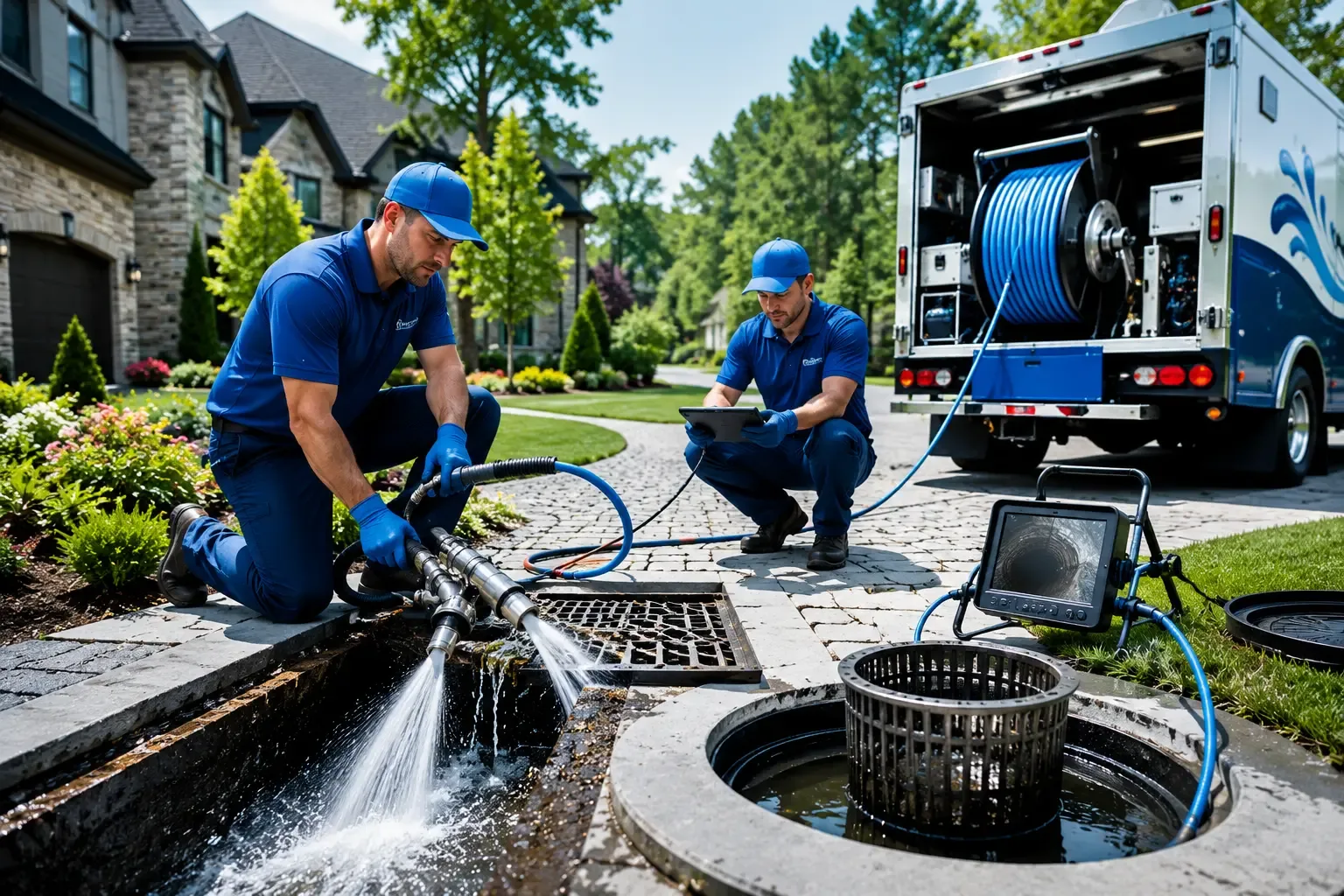 Local outdoor drain cleaning professionals in Stoneham, ME
